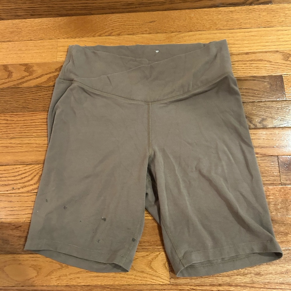 Old Navy Tan Bike Shorts with Stretchy Fabric